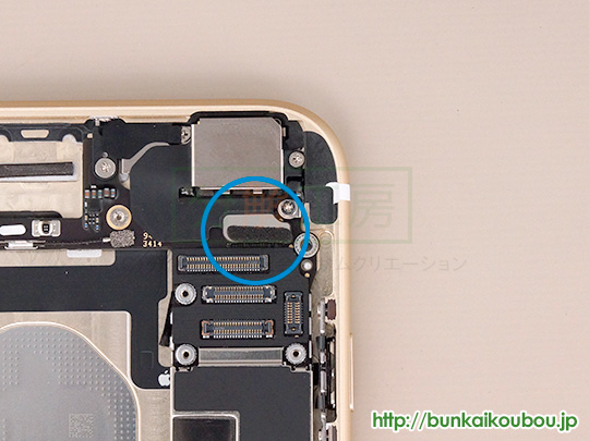 iPhone6Plus分解12バックカメラを外す(1)