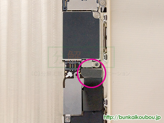 iPhone6Plus分解12バイブレーターを外す(1)