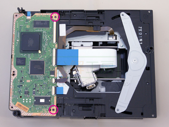 PS3分解10BDドライブ基板を外す(1)